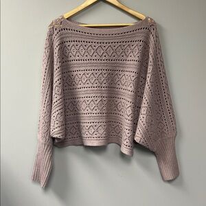 Purple Sweater - SHEIN small Oversized